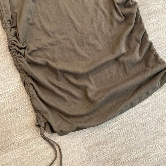 NWT Good American Side Rouched Tank Dress in Sea Turtle 008 Size 4XL - Picture 5 of 7